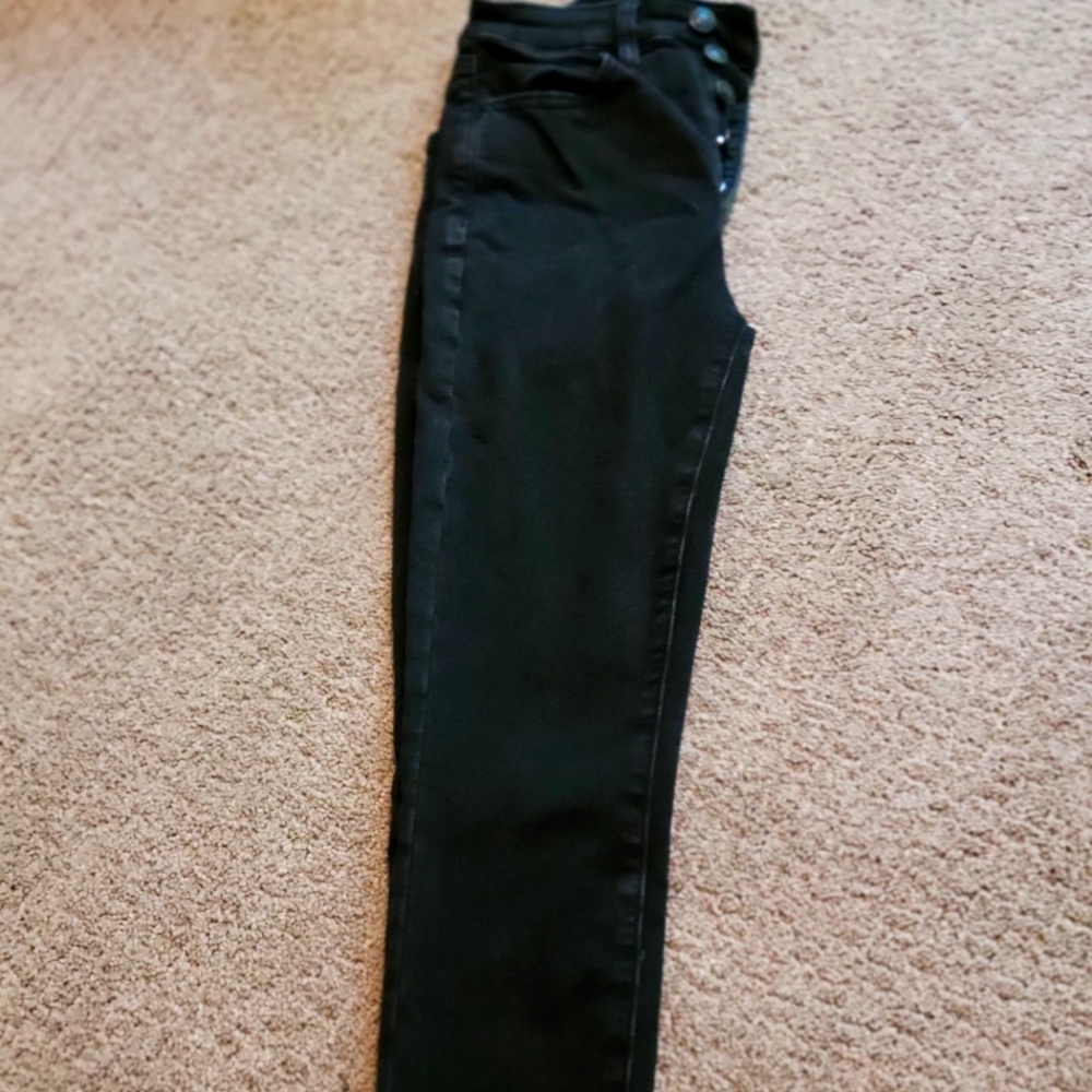 Black American Eagle High Waisted Jeggings